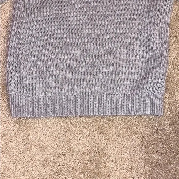 Women’s Aéropostale Light Gray Knit Cropped Sweater - Picture 6 of 7